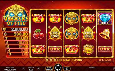 bc-game پاکستانی آن لائن کیسینو پر 9-masks-of-fire سلاٹ گیم