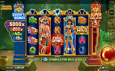 JackpotCity پاکستانی آن لائن کیسینو پر Amazon Kingdom سلاٹ گیم