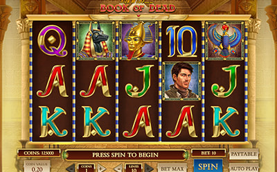 1xbet پاکستانی آن لائن کیسینو پر Book of Dead سلاٹ گیم