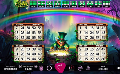 Crazy Clover Bingo ایک پاکستانی آن لائن بنگو سائٹ پر