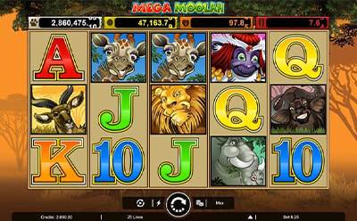Gaming Club پاکستانی آن لائن کیسینو پر Mega Moolah سلاٹ گیم