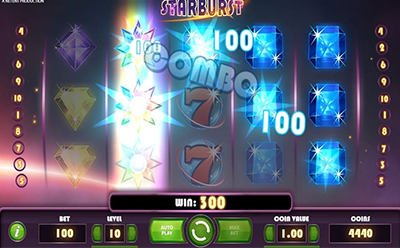 Starburst سلاٹ فری اسپنز