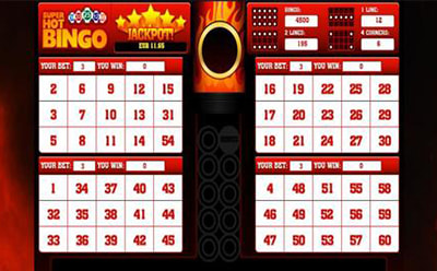 پاکستانی آن لائن بنگو سائٹ پر Super Hot Bingo