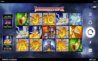 Ruby Fortune پاکستانی آن لائن کیسینو پر The Thunderstruck سلاٹ گیم