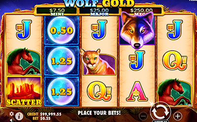 Wolf Gold سلاٹ بونس گیم