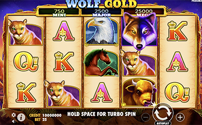 1Win پاکستانی آن لائن کیسینو میں The Wolf Gold Slot گیم