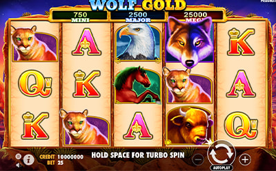 Ruby Fortune پاکستانی آن لائن کیسینو پر The Wolf Gold سلاٹ گیم
