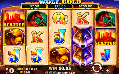 Wolf Gold سلاٹ موبائل