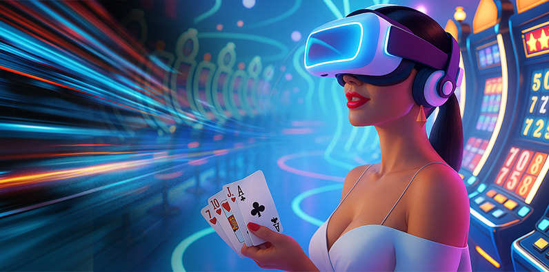 پاکستانی کھلاڑی ورچوئل ریئلٹی میں آن لائن کیسینو کھیلتے ہوئے
